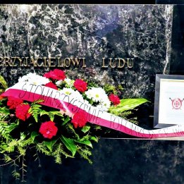 Zarząd SPSW podczas obchodów 230. rocznicy uchwalenia Konstytucji 3 Maja