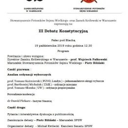 III Debata Konstytucyjna w Warszawie