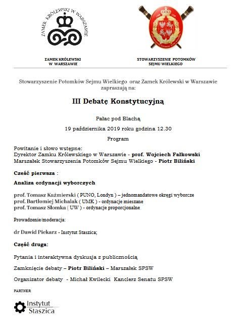 III Debata Konstytucyjna w Warszawie